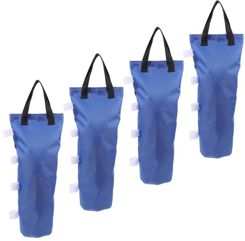 Operitacx Peso Base para Sombrilla y Toldo 4 Sacos de Arena para Exteriores, Contrapesos para Sombrillas de Playa y Jardín