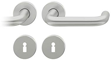 Fsb Drückergarnitur Modell 12 1070 PZ 39-58 mm Aluminium F1