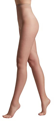 Conte Toeless Ultra Fine Sheer to Waist Pantyhose Summer Open Toe 8 Denier, Tan (Bronz), Medium