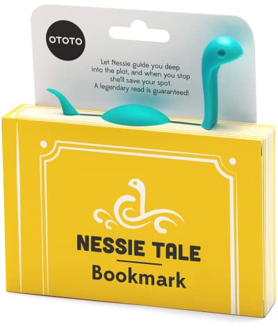 OTOTO Nessie Legende Lesezeichen - Türkis Anime Lesezeichen - Einzigartiges Geschenk für Leseratten, Lustiges Lesezeichen für Frauen & Männer - Süßes Manga Figuren Plastik Lesezeichen Mädchen & Jungen