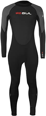 Gul Mens Contour Full Wetsuit Black/Grey/Red M