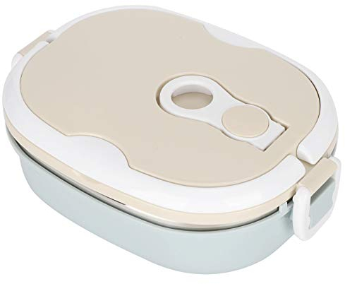 Contenitore per Il Pranzo con Isolamento Termico, Contenitore per Il Pranzo Multistrato sigillato in Acciaio Inossidabile, Adatto per casa, Lavoro, Viaggi e Scuola(Strato)