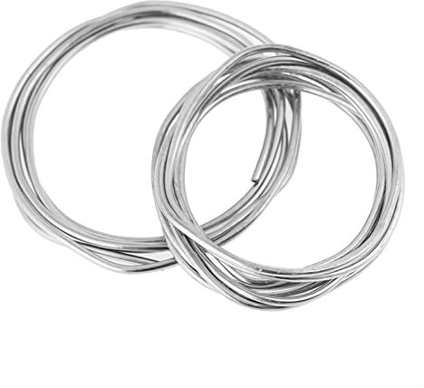 Lueao Cqinju-Welding Wire Rods Copper Aluminum Weld Flux Cored Wire Low Temperature Aluminum Welding Rod, Multipurpose Repair Rods (Diameter : 1mmx65cm)