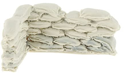 LOVIVER Unlackiertes Sandsack Wandmodell Im Maßstab 1:35 Zum Basteln von Sandtischen