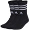 adidas Unisex 3-Streifen Cushioned Crew Socken, 3 Paar Black/White 37-39