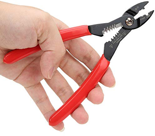 Spelafili, 4 In 1 Multiuso 12-20 AWG Pinze per Elettricisti Spellacavi per Spelafili, Strumento di Crimpatura per Spelafili Elettrici Professionali