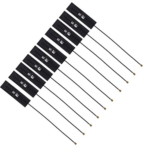 Antena WiFi M.2 Adesiva 10 Uds. Antena Fpc Integrada en 2 Frecuencias Flexibles para Enrutador WiFi Nz2.4G/5.8Gfpc003