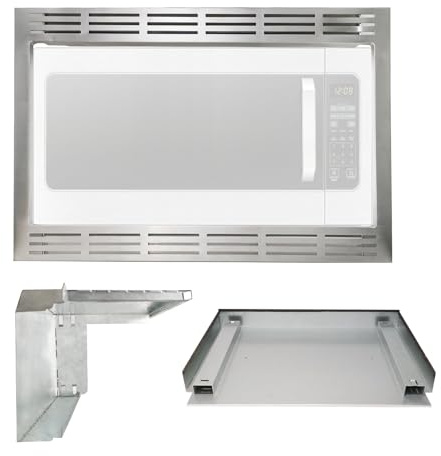 NN-TK922SS 27-Inch Microwave Oven Trim Kit, 27-Inch Stainless Steel Microwave Oven Trim Kit for 2.2 Cu Ft Built-in Microwave Oven, Microwave Oven Trim Kit