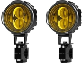 Faros de motocicleta Para BMW R1200GS F800GS Para Africa Twin Para Faros Antiniebla LED Auxiliares Para Motocicleta(Yellow 1set)