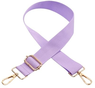 Handväska Axelrem Justerbara Nylonremmar för Kvinnor Axelväskor Färgglada Tillbehör för Bälten(PURPLE)