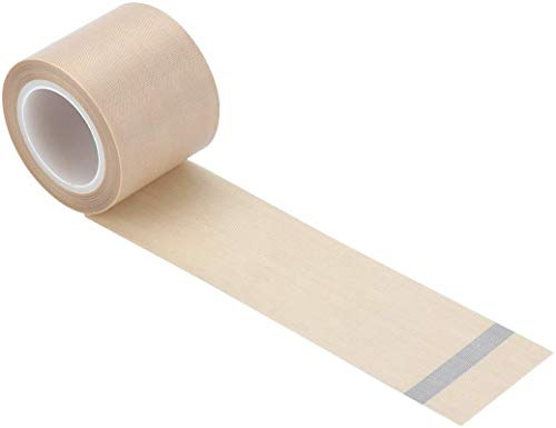 2x10m White PTFE Teflon Tape Nonstick Tape 500℉ High-Temp Fiberglass Adhesive Tape