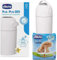 CHICCO Starter-Set: ODOUR OFF Windeleimer silber - geruchsdichtes System, herkömmliche Tüten verwendbar + CHICCO Windeln Midi Gr. 3 (4-9 kg)