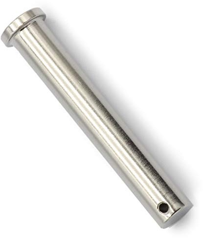 DIOS24 3 Stück Steckbolzen 5 x 15 mm (Größe und Menge wählbar) - Edelstahl V4A - Splintbolzen Sicherungsbolzen Stecksplint