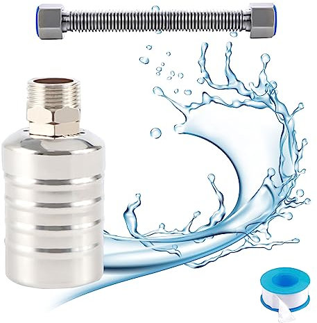 Vanne À Flotteur De Contrôle De Niveau D'Eau Entièrement Automatique En Acier Inoxydable 304, Contrôleur De Niveau D'Eau Automatique Pour Réservoir D'Eau, Vanne À Bille À Flotteur En Acier Inoxydable