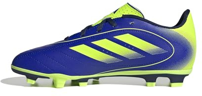 Adidas Unisex-Kids Goletto IX Firm Ground/Multi Ground Soccer, Lucid Blue/Lucid Lemon/Dark Blue, 1
