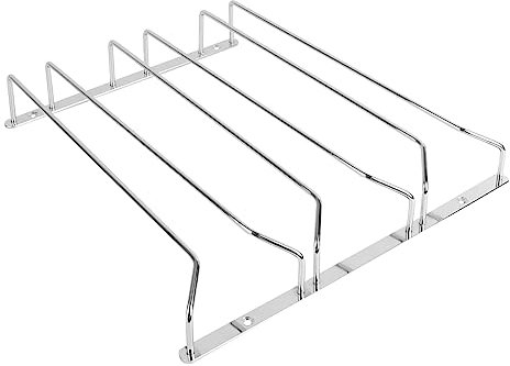 MAGICLULU Portavasos De Vino Tinto Colgante De Acero Inoxidable 3 Soporte para Copas De Vidrio Almacenamiento Doméstico para Cocina y Bar