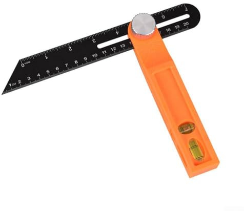 Measuring Tool with Adjustable T Bevel, for Woodworking Applications