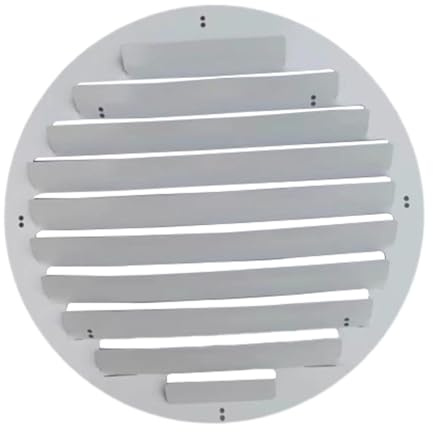 XYUERU Cubierta for Aire Acondicionado, Deflector de Aire, Rejilla de ventilación, protección contra Viento Directo, persiana de Acero Inoxidable.(46x46cm)