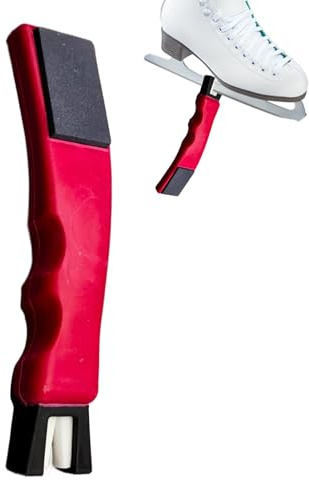 YNPQTDS Ponceuse de patins à glace | Outil double face pour affûtage, meulage et entretien, aiguiseur pour patins à glace sur glace, pour hommes et femmes, athlètes, joueurs
