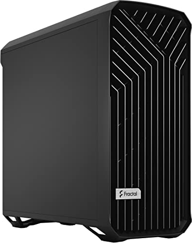 Fractal Design Torrent E ATX Caja Media Torre Alta Flujo de Aire Negro Solido con Ventiladores 180mm Optimizado