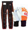 Oregon Universal Type A Chainsaw Safety Leggings, Adjustable Protective Chaps Trousers - Front Protection Only (575780) & 91305XL Chainsaw Protective Gloves for Left Hand Protection