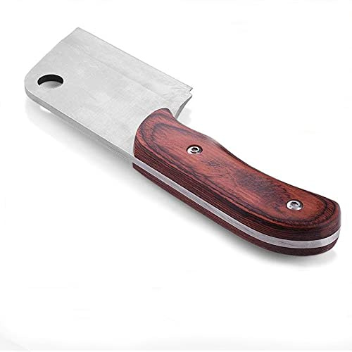 Meowko Mini Coltello da Cucina Portatile - Tagliere di Carne all'Aperto - Mannaia da Cucina