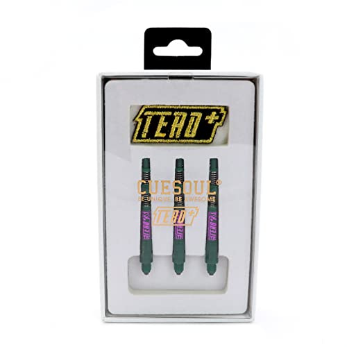 CUESOUL TERO Plus Double Direction Telescopic and Rotating Dart Flights System-AK7P Dart Shaft Green-44mm
