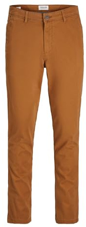 JACK & JONES A/S Jpstmarco Jjbowie Sa Noos Pantalon Chino, Rubber, 32W x 32L Homme