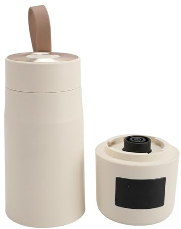 Hervidor Eléctrico de Viaje Mini Hervidor Portátil, Pequeña Caldera de Agua Caliente de 300 Ml, Calentador de Leche de Calentamiento Rápido para bebé, Acero Inoxidable 304, Agua