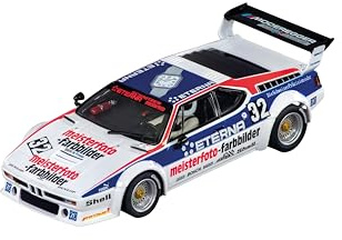Carrera Digital 132 20032079 BMW M1 Procar Moderegger Race and Classics No32 1:32 Scale Slot Car With Working Front, Rear & Brake Lights Suitable For Ages 8 Years+