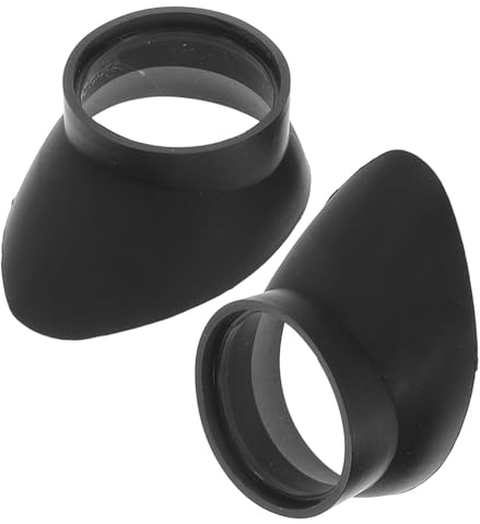 ZUNOXAZ Eyepiece, 2pcs Covers Rubber for Microscope Birdwatching and Portable Wear-resistant Design Eyepiece Caps Scopes Optical Equipment, for Travel and Outdoor Activities