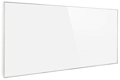 KLARSTEIN Wonderwall Radiador Electrico Bajo Consumo Infrarrojo de 720 W para Casa, Mando a Distancia, Detector Ventanas Abiertas, Radiadores Infrarrojos para Pared, Calefatores Programables Sin CO2