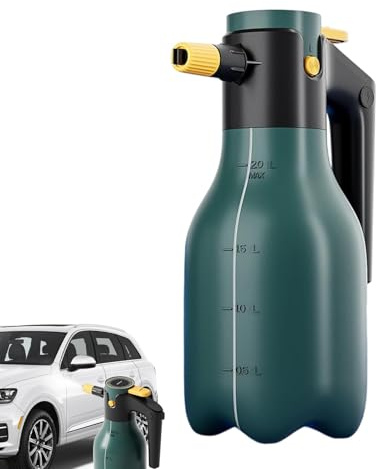 Spruzzatore di schiuma, spruzzatore di schiuma per autolavaggio – spruzzatore a pompa ricaricabile – 2 litri potente caldaia a spruzzo portatile da giardino per la casa