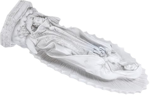 iplusmile Statua Della Decorativa per La Casa Scultura Religiosa Messicana Statuetta Compatta per Decorazione da Scrivania Elaborati e Materiale per Spazi Vita e Atmosfera Pace