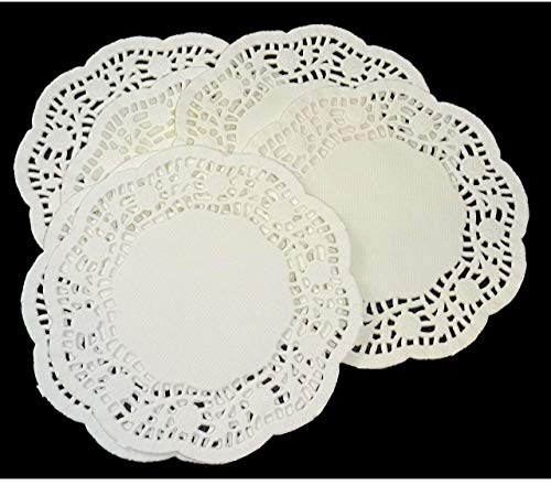 ka 50 Tassenuntersetzer Tortenspitze Untersetzer Platzset Tassen Papier Weiß Rund