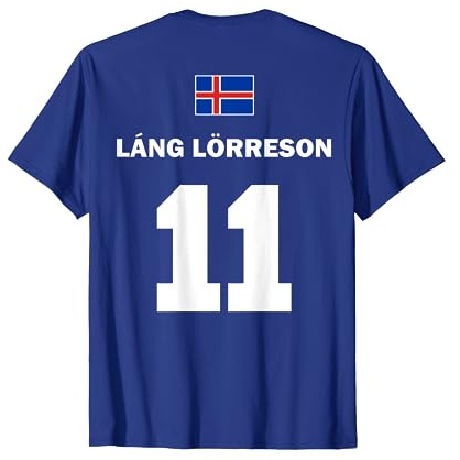 Isländische Namen auf Sauf Trikot Fußball Island Mallorca T-Shirt