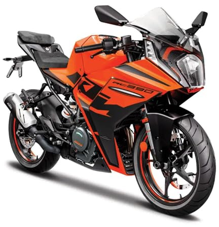 Maisto KTM RC 390 Moto – Réplique de modèle de collection moulé sous pression incroyablement détaillée, échelle 1/18, orange, coleurs assorties