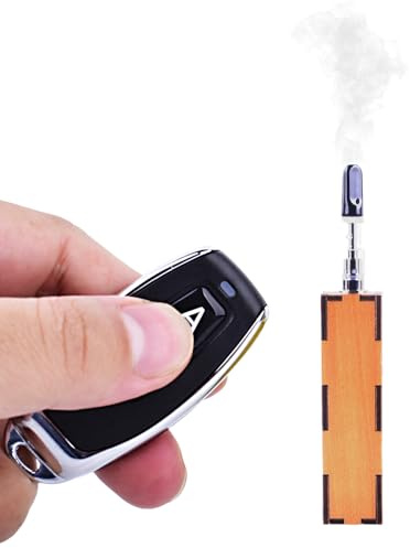 Mini handhållen dimmaskin, trådlös -kontrollerad rökmaskin för filmning batteridriven, filmning av videor, utomhusaktiviteter, effekter, cosplay och luftflödestestning (stor)
