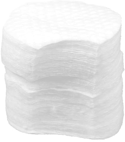 VICASKY Makeup Remover Pads 900pcs Non-woven Water- Thickened Half-circle Face Pads for Women Girls Wet and Dry Facial Cleansing Travel Use