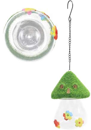 Mangiatoia per uccelli selvatici, a prova di api, per esterni, antigoccia e a prova di perdite, pratico dispenser per cibo per la decorazione del giardino, per giardino, terrazza e