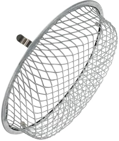 DIYEAH Abat-Jour en Maille Anti-Brûlure 14 CM pour Lampe Reptile Grille de Protection Résistante pour Terrarium Accessoire Sécurité Thermique pour Cage D’Animaux