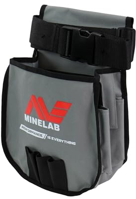 MINELAB Multi Pocket Finds Pouch with Secure Straps and Hard Shell