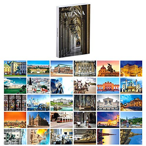 30 PCS 1 Set Österreich Wien Berühmte Stadt Wahrzeichen Gebäude Reise Sehenswürdigkeiten Landschaft Postkarte Grußkarten Geschenk Blank Postkarten
