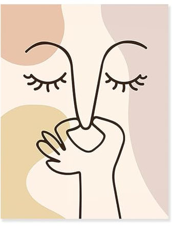 Calkkrer Decoración de Pared Boho para Baño, Imágenes Divertidas para WC en Lienzo, Impresiones Artísticas para Inodoro y Baño, Arte de Pared Humorístico para Baño de Huéspedes o Baño, 21×30 cm