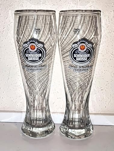 Rahm AngiesStrickZauber venduto: bicchiere da birra bianca/Schneider Weisse / confezione da 2