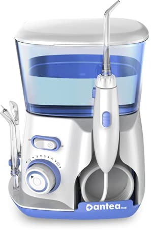 Idropulsore anteaJET con 10 regolazioni, 3 getti standard, 1 getto pik pocket interstiziale e 1 pulisci lingua