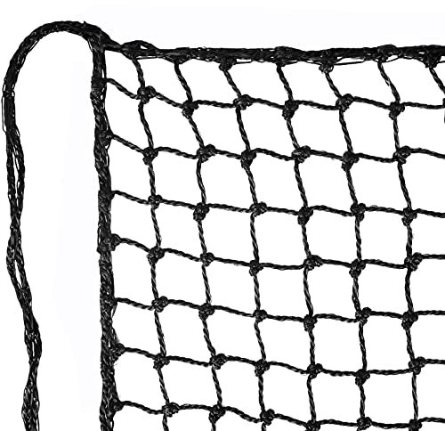 Aoneky Golf-Übungsnetz 3x3M/3x6M, 2,2 x2,2cm Quadratische Maschenweite, Absperrnetz für Golftraining, Rückhaltenetz für Baseball-Sportfelder (3x1.5M)
