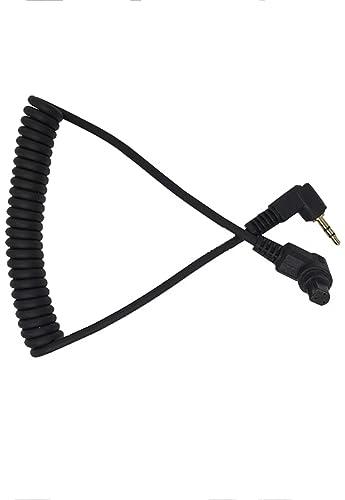 HangTon Cable disparador remoto para cámara Canon R3 R5 1DX 6D 7D 5D MKIII 60D EOS SLR, controlador de 2,5 mm a N3