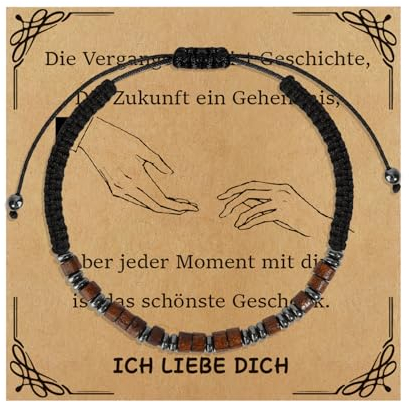 Partnerarmbänder, Ich Liebe Dich Geschenke für Männer, Jahrestag Geschenk für Ihn, Jahrestag Geschenk für Sie, Geburtstagsgeschenk Und Hochzeitstag Geschenke für Männer Frauen, PäRchen Armband