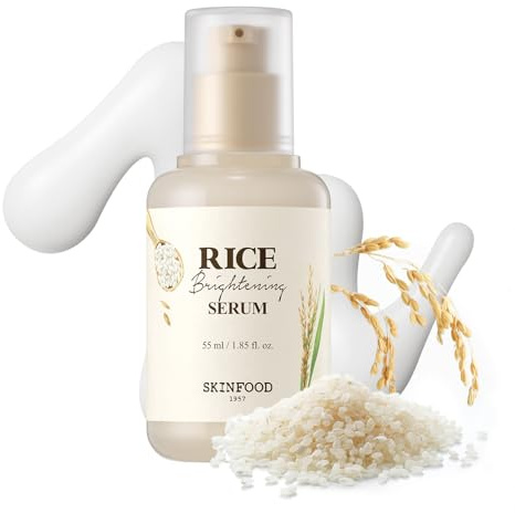 SKIN FOOD since 1957 Siero giornaliero di riso SKINFOOD, essenza facciale coreana per la cura della pelle per una pelle radiante, latte di acqua di riso naturale fermentata per il viso, minimizza
